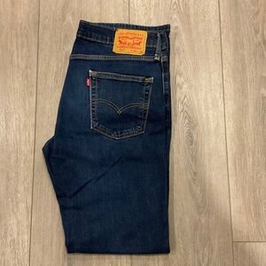 LEVI’S 514 Straight Fit Blue Jeans  Stretch Technology W33 L34